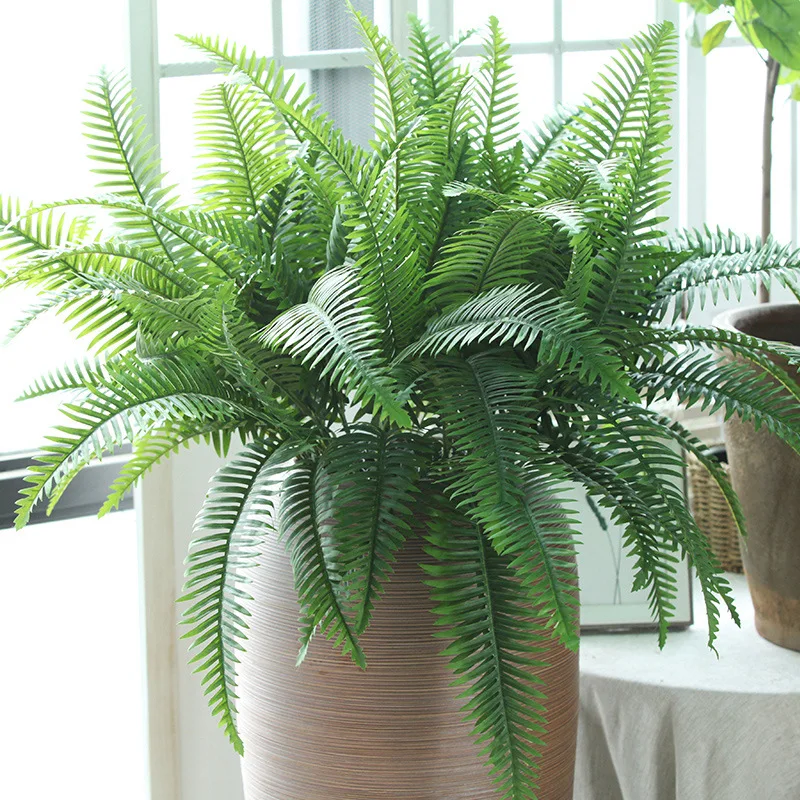 108CM 9 Leaves Simulation Persian Grass Green Plant Wall Flowers and Plants indoor and Outdoor Office Wedding Home Decoration
108CM 9 Leaves Simulation Persian Grass Green Plant Wall Flowers and Plants indoor and Outdoor Office Wedding Home Decoration