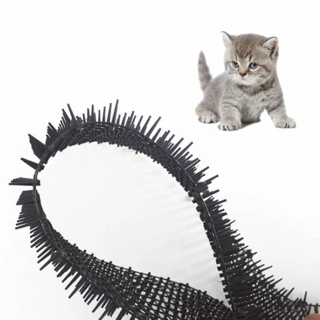 13X49CM Black Garden Cat Scat Mat Anti Cat Dog Repellents Mat Deterrent Spike Mat Prickle Strip Garden Repellent Animal Scarer
13X49CM Black Garden Cat Scat Mat Anti Cat Dog Repellents Mat Deterrent Spike Mat Prickle Strip Garden Repellent Animal Scarer