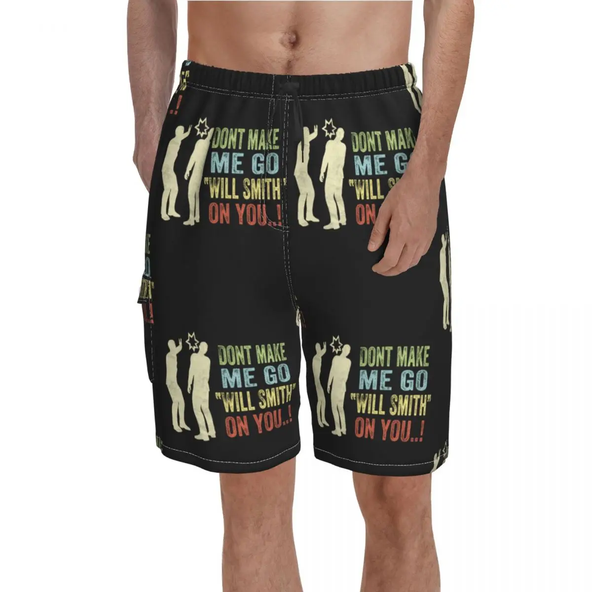 Плавки мужские из полиэстера с рисунком «Don't Make Me Go Will Smith On You»
Плавки мужские из полиэстера с рисунком «Don't Make Me Go Will Smith On You»