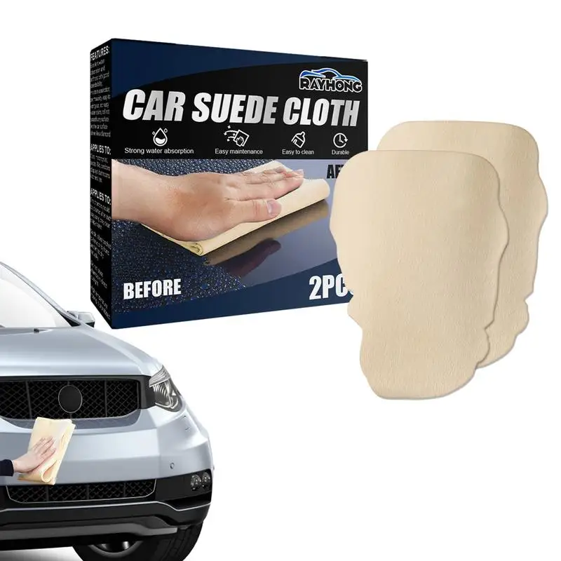 

Уход за автомобилем снаружи, замша, ткань из натуральной замши для мытья автомобиля, супервпитывающая быстросохнущая натуральная замша для...