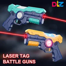Kids Laser Tag Toy Guns Electric Infrared Gun For Child Laser Tag Battle Game Toys Weapon Pistols Gift For Boys Outdoor Games