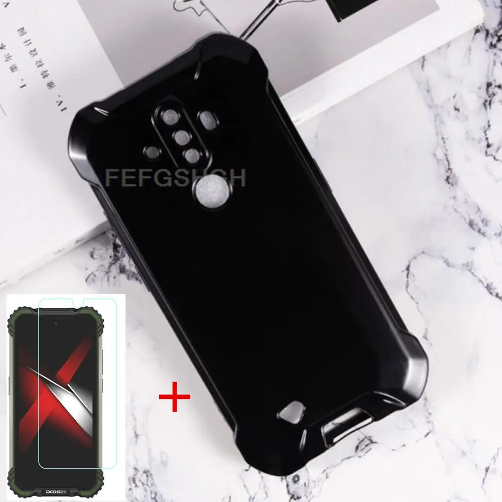 Transparent Phone Case For Doogee S58 Pro Case Silicon Back TPU Cover For Doogee S58 Pro Tempered Glass Screen Protector 
Transparent Phone Case For Doogee S58 Pro Case Silicon Back TPU Cover For Doogee S58 Pro Tempered Glass Screen Protector