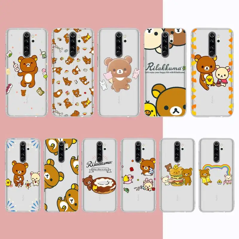 Rilakkuma Phone Case for Samsung S20 ULTRA S30 for Redmi 8 for Xiaomi Note10 for Huawei Y6 Y5 cover
Rilakkuma Phone Case for Samsung S20 ULTRA S30 for Redmi 8 for Xiaomi Note10 for Huawei Y6 Y5 cover