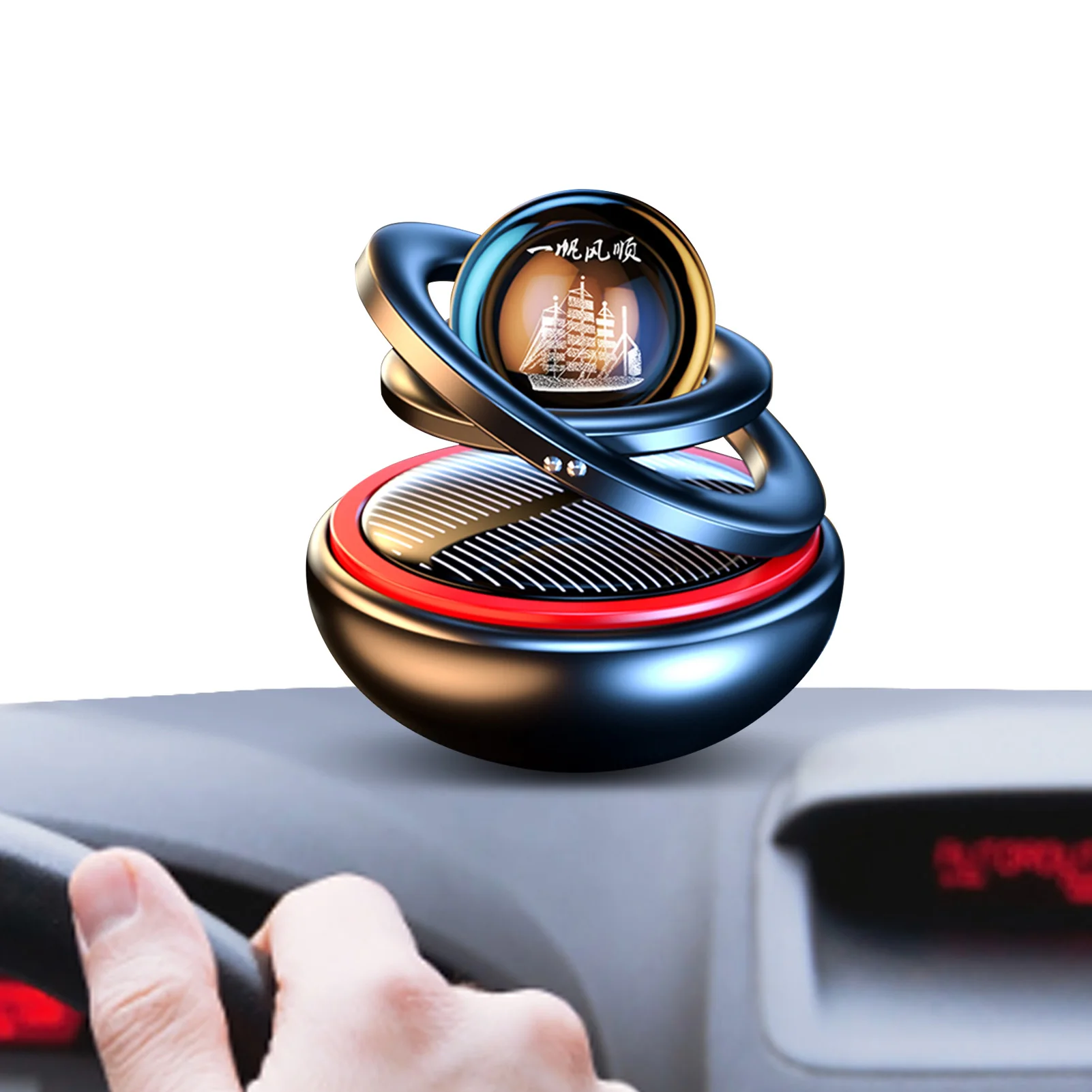 Car Air Freshener | Rotating Solar Operated Aromatherapy Diffuser Without Battery | Essential Oil Diffuser Car Interior Decorati
Car Air Freshener | Rotating Solar Operated Aromatherapy Diffuser Without Battery | Essential Oil Diffuser Car Interior Decorati