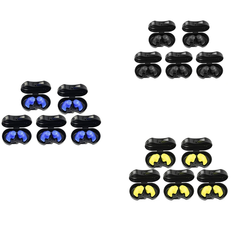 5Pair Swimming Earplugs Waterproof Silicone Ear Plugs Diving Sport Plugs For Water Surf Showering Bathing
5Pair Swimming Earplugs Waterproof Silicone Ear Plugs Diving Sport Plugs For Water Surf Showering Bathing
