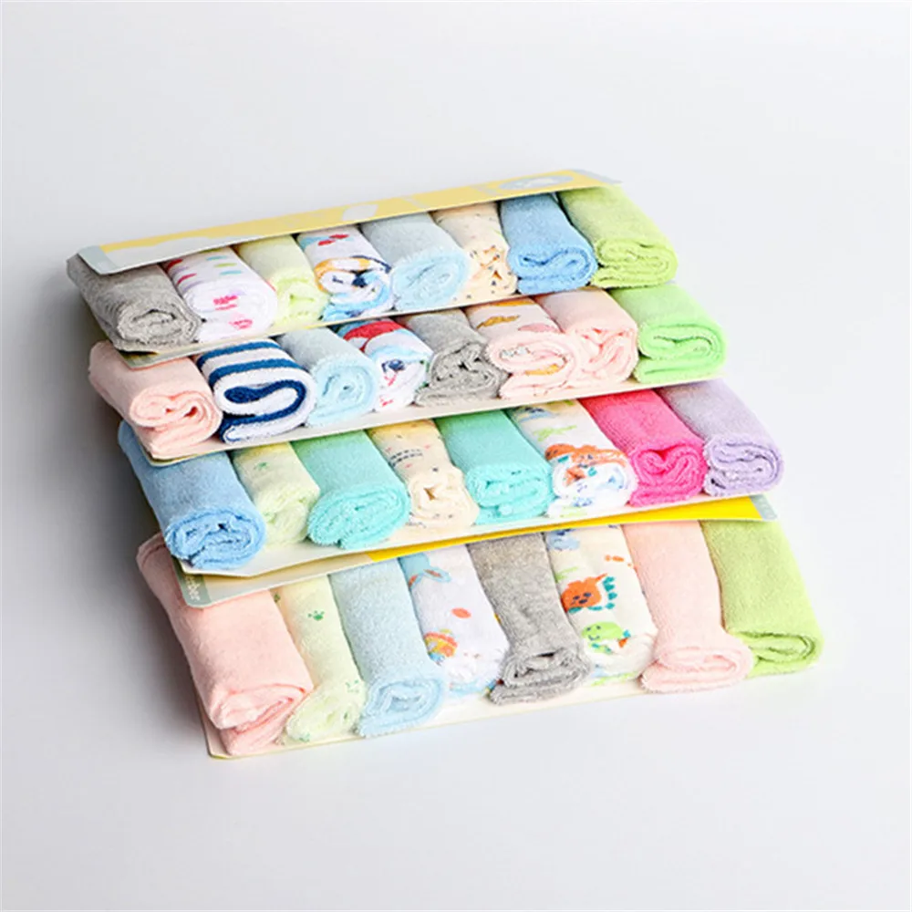 

100% Cotton Newborn Baby Towels Saliva Towel Nursing Towel Baby Children Toalha Washcloth Handkerchief Kids Shower Care Set