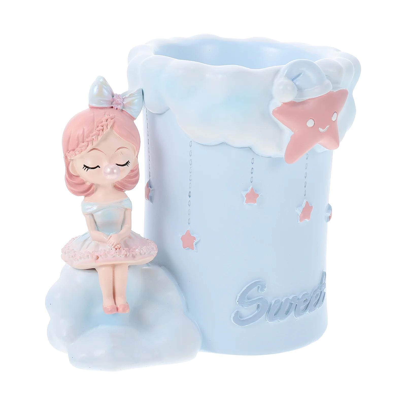 Holder Cup Pen Brush Organizer Storage Girls Figurine Desktop Kids Workspace Resin Makeup Countertop Stationery Gift Bubble Girl
Holder Cup Pen Brush Organizer Storage Girls Figurine Desktop Kids Workspace Resin Makeup Countertop Stationery Gift Bubble Girl