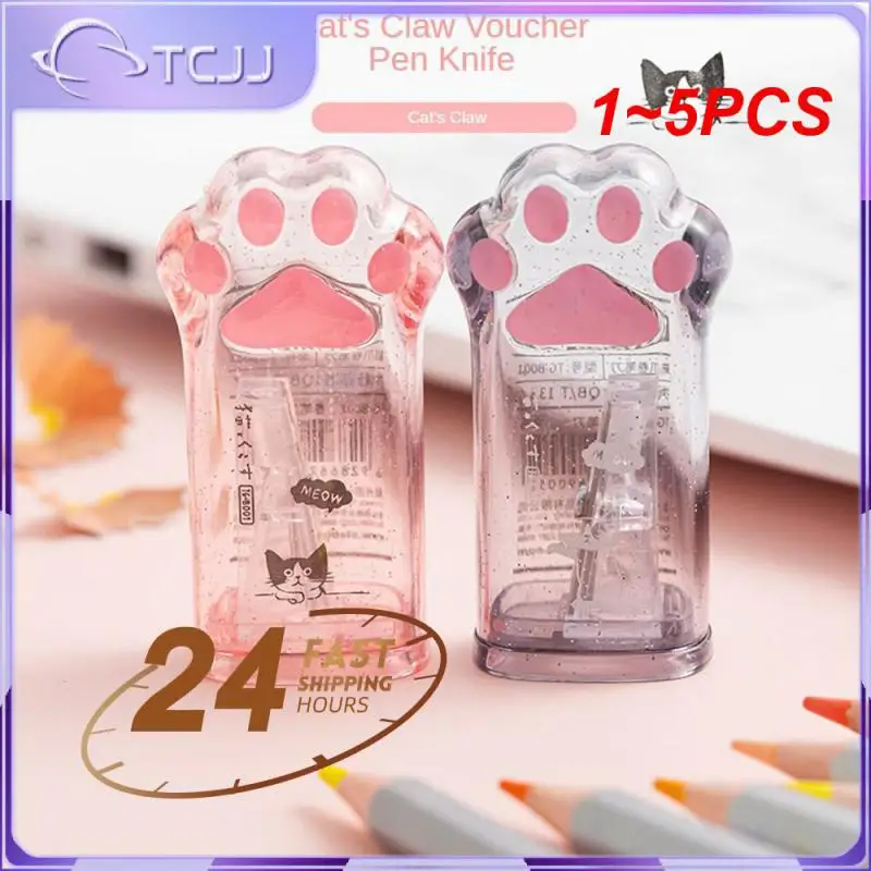 1~5PCS Mohamm Pencil Sharpener Random Color Creative Cat Paw Kawaii Stationery School Supplies
1~5PCS Mohamm Pencil Sharpener Random Color Creative Cat Paw Kawaii Stationery School Supplies