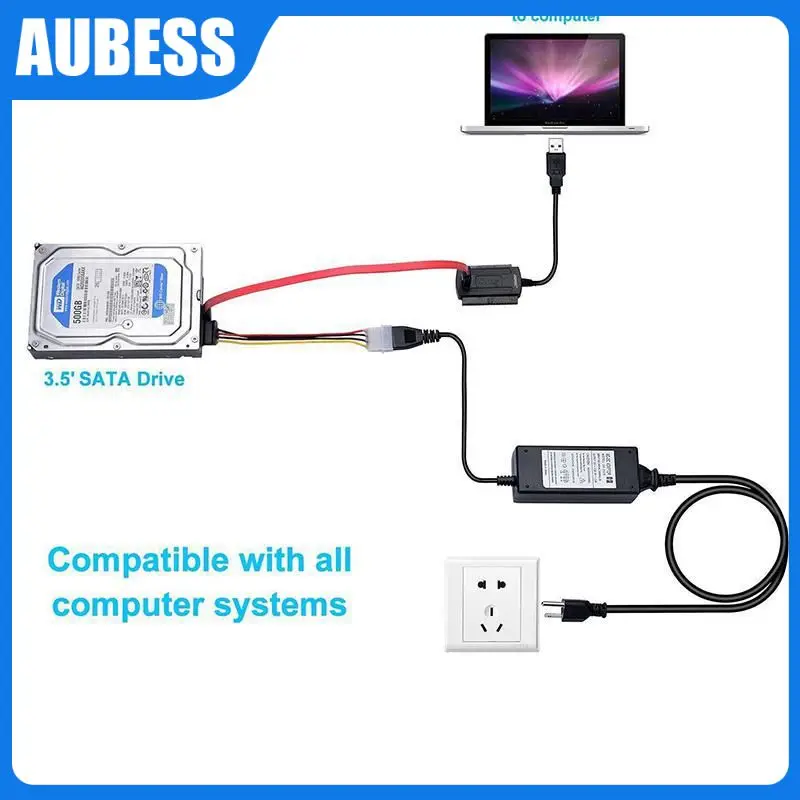 Converter Cable Sata Pata Ide To Usb 2.0 Adapter For 2.5 / 3.5 Inch Hard Drive
Converter Cable Sata Pata Ide To Usb 2.0 Adapter For 2.5 / 3.5 Inch Hard Drive