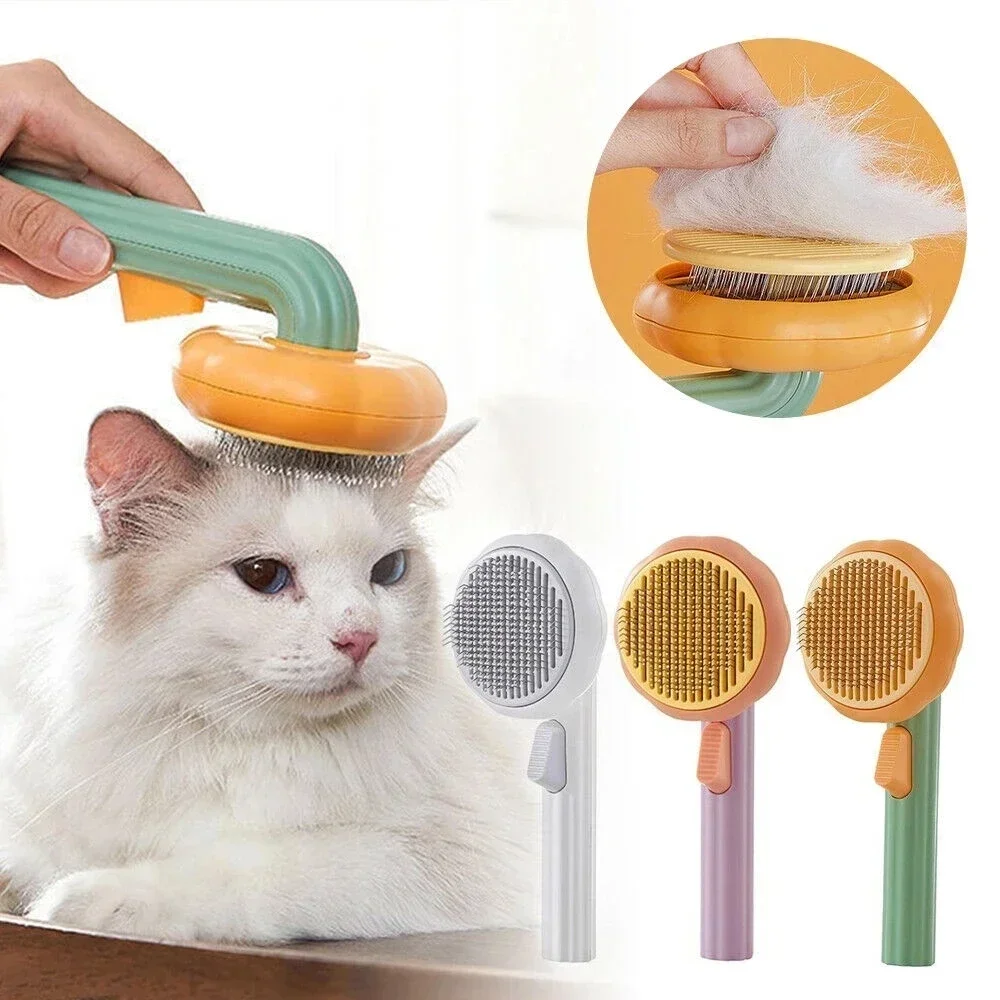 Pet Tangled Underlayers Loose For Brush Cleaning Comb Grooming Cat Removes Remover Pet Hair Hair Shedding Self Brush
Pet Tangled Underlayers Loose For Brush Cleaning Comb Grooming Cat Removes Remover Pet Hair Hair Shedding Self Brush