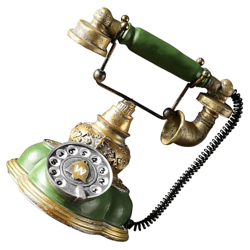 Retro Phone House Ornament Small Telephone Statue Rotary Model Decor Figurine Crafts
Retro Phone House Ornament Small Telephone Statue Rotary Model Decor Figurine Crafts