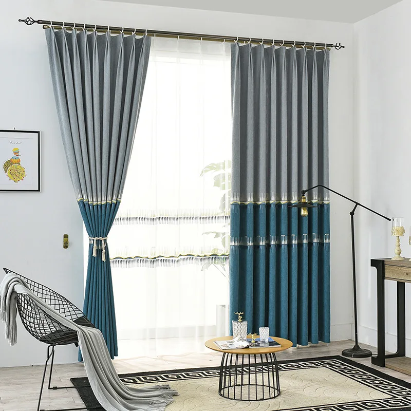 European-style Chenille Embroidery High Shading Simple Curtains for Living Dining Room Bedroom Windows Door Kitchen Simple Fresh
European-style Chenille Embroidery High Shading Simple Curtains for Living Dining Room Bedroom Windows Door Kitchen Simple Fresh