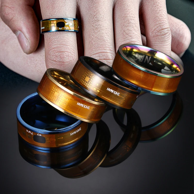 NFC Smart Ring Portable Intelligent Compact Wearing ID Recognition Device Multifunctional Finger Jewelry with Chip for Men Women
NFC Smart Ring Portable Intelligent Compact Wearing ID Recognition Device Multifunctional Finger Jewelry with Chip for Men Women