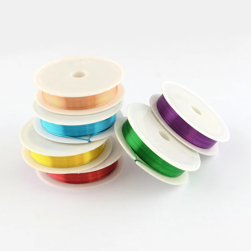 1 Group Aluminum Wire Jewelry Findings for Jewelry Making DIY Necklace Bracelet 0.8mm 10colors 20 Gauge 5m/roll 10rolls/group
1 Group Aluminum Wire Jewelry Findings for Jewelry Making DIY Necklace Bracelet 0.8mm 10colors 20 Gauge 5m/roll 10rolls/group