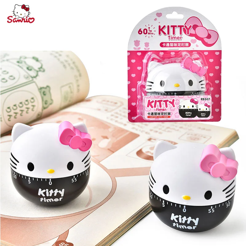 Kawaii Hello Kittys Anime Peripheral Kitchen Series Cartoon Cute Timer Kitchen Cooking Learning Work Timer 60 Minutes Present
Kawaii Hello Kittys Anime Peripheral Kitchen Series Cartoon Cute Timer Kitchen Cooking Learning Work Timer 60 Minutes Present