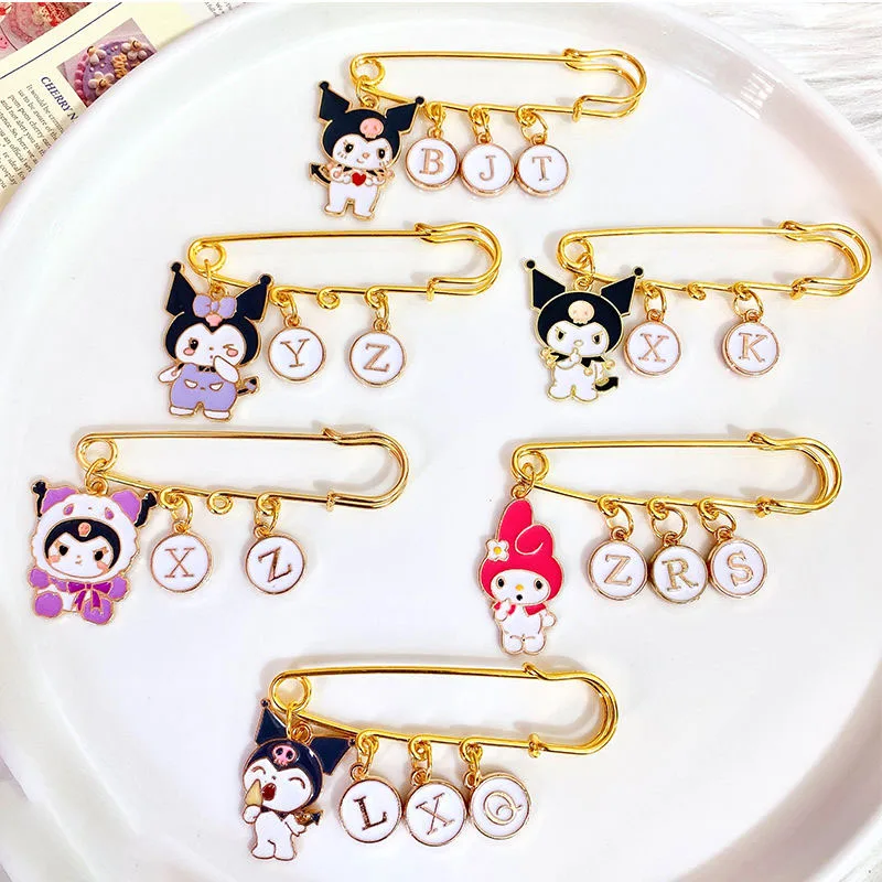 Kuromi My Melody Cinnamoroll Kawaii Sanrio Accessories Cartoon Diy Brooch Cute Book Scarf Decoration Pin Gift for Girls
Kuromi My Melody Cinnamoroll Kawaii Sanrio Accessories Cartoon Diy Brooch Cute Book Scarf Decoration Pin Gift for Girls