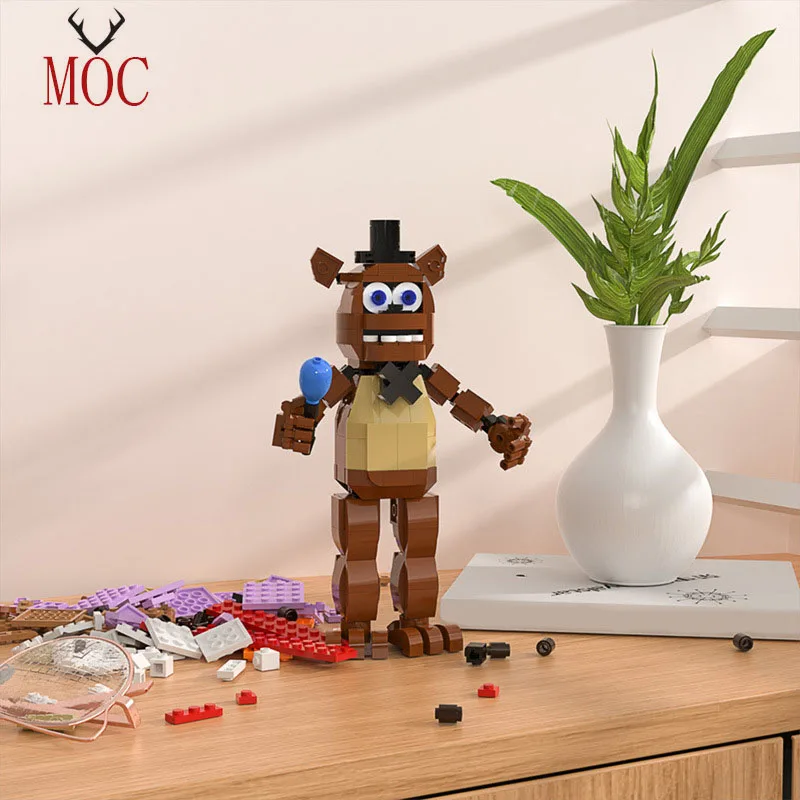 MOC Freddy the Firth Bear five Nights At Teddy Bear FNAF Buidling Blocks Doll Brick Model DIY Toy for Children Gifts
MOC Freddy the Firth Bear five Nights At Teddy Bear FNAF Buidling Blocks Doll Brick Model DIY Toy for Children Gifts