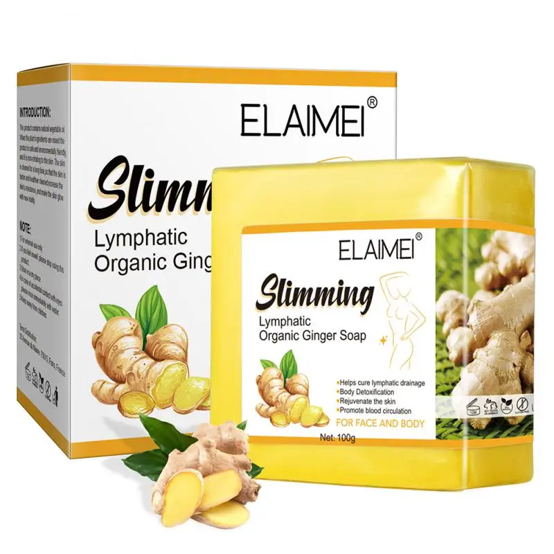 ELAIMEI Ginger Soap Plant Turmeric Handmade Soap Bath Soap Extract Deep Cleansing Hand Soap Facial Body Available 100g Bath
ELAIMEI Ginger Soap Plant Turmeric Handmade Soap Bath Soap Extract Deep Cleansing Hand Soap Facial Body Available 100g Bath