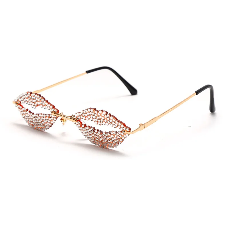 Special Frameless Lip Diamond Decorative Glasses Catwalk Tik Tok Live Stream Men and Women Funny Glasses Decorative Glasses
Special Frameless Lip Diamond Decorative Glasses Catwalk Tik Tok Live Stream Men and Women Funny Glasses Decorative Glasses