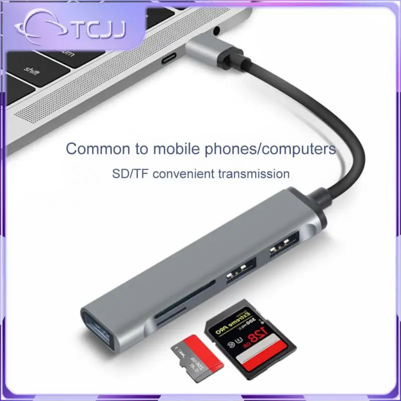 5 в 1 кардридер, многопортовый портативный концентратор типа C для Macbook 13 15, Usb разделенный концентратор, конвертер с Sd Tf портами, высокая скорость 
5 в 1 кардридер, многопортовый портативный концентратор типа C для Macbook 13 15, Usb разделенный концентратор, конвертер с Sd Tf портами, высокая скорость