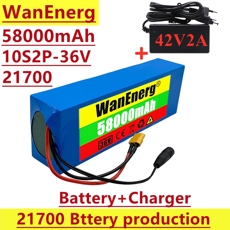 36V Lithium Ion Battery, 21700 Battery pack, 10s2p, 42V / 36V 58000mah for Electric bike and Electric scooter, built - in BMS 
36V Lithium Ion Battery, 21700 Battery pack, 10s2p, 42V / 36V 58000mah for Electric bike and Electric scooter, built - in BMS