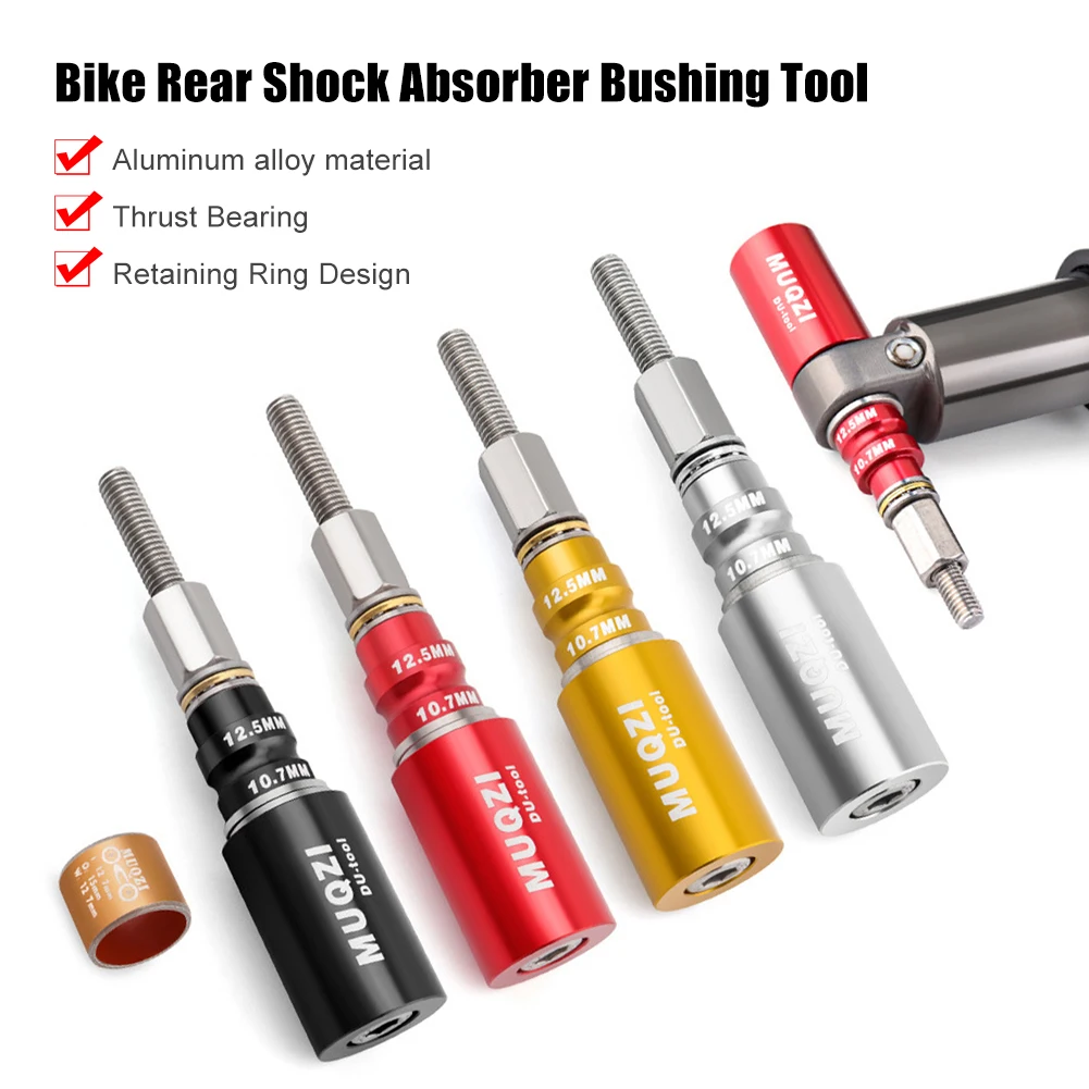 New Bicycle Rear Shock Absorber Bushing Repair Tool MTB Bike DU Bushing Press-in Installation Removal Tool Cycling Accessories
New Bicycle Rear Shock Absorber Bushing Repair Tool MTB Bike DU Bushing Press-in Installation Removal Tool Cycling Accessories