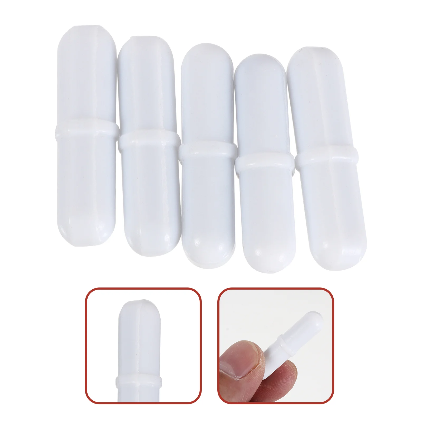 Magnetic Stir Bar, PTFE Magnetic Mixer Bar Magnetic Stirring Bar, 5PCS White Laboratory Stirrer
Magnetic Stir Bar, PTFE Magnetic Mixer Bar Magnetic Stirring Bar, 5PCS White Laboratory Stirrer