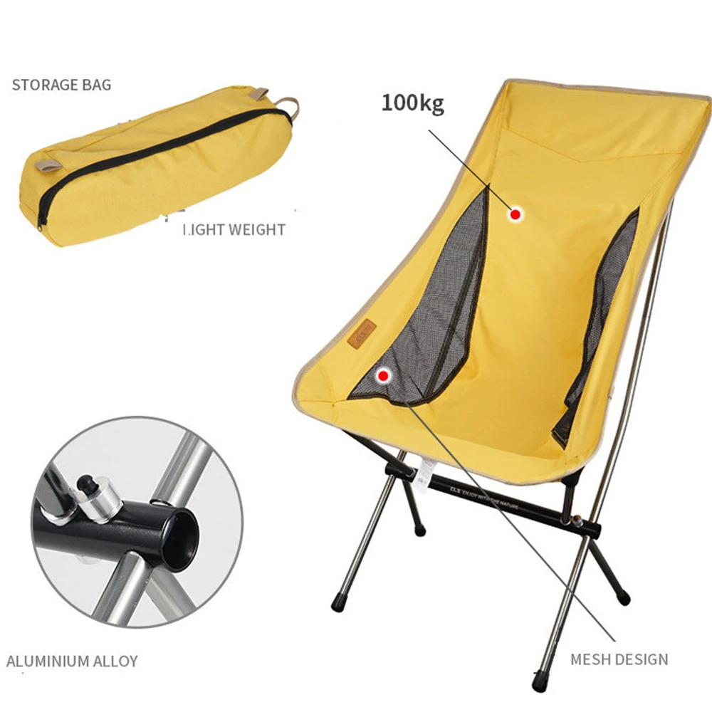 Folding Camping Chair Outdoor Portable Fishing Chair Lightweight Travel Seat Tool Sturdy Non-slip Moon Chair Leisure Beach Chair
Folding Camping Chair Outdoor Portable Fishing Chair Lightweight Travel Seat Tool Sturdy Non-slip Moon Chair Leisure Beach Chair