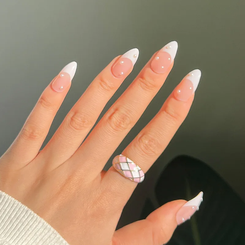 White Water Drop Fake Nails Set 24pcs/set Korean Style False Nails with Designs Nail Art Accesoires Nail Charms Professional
White Water Drop Fake Nails Set 24pcs/set Korean Style False Nails with Designs Nail Art Accesoires Nail Charms Professional