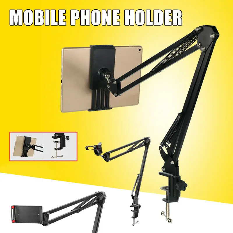 

Adjustable Bracket Phone Holder Lazy Brackes 360 Rotate Degrees Smartphone Stands Stainless Steel Universal Phone Stand