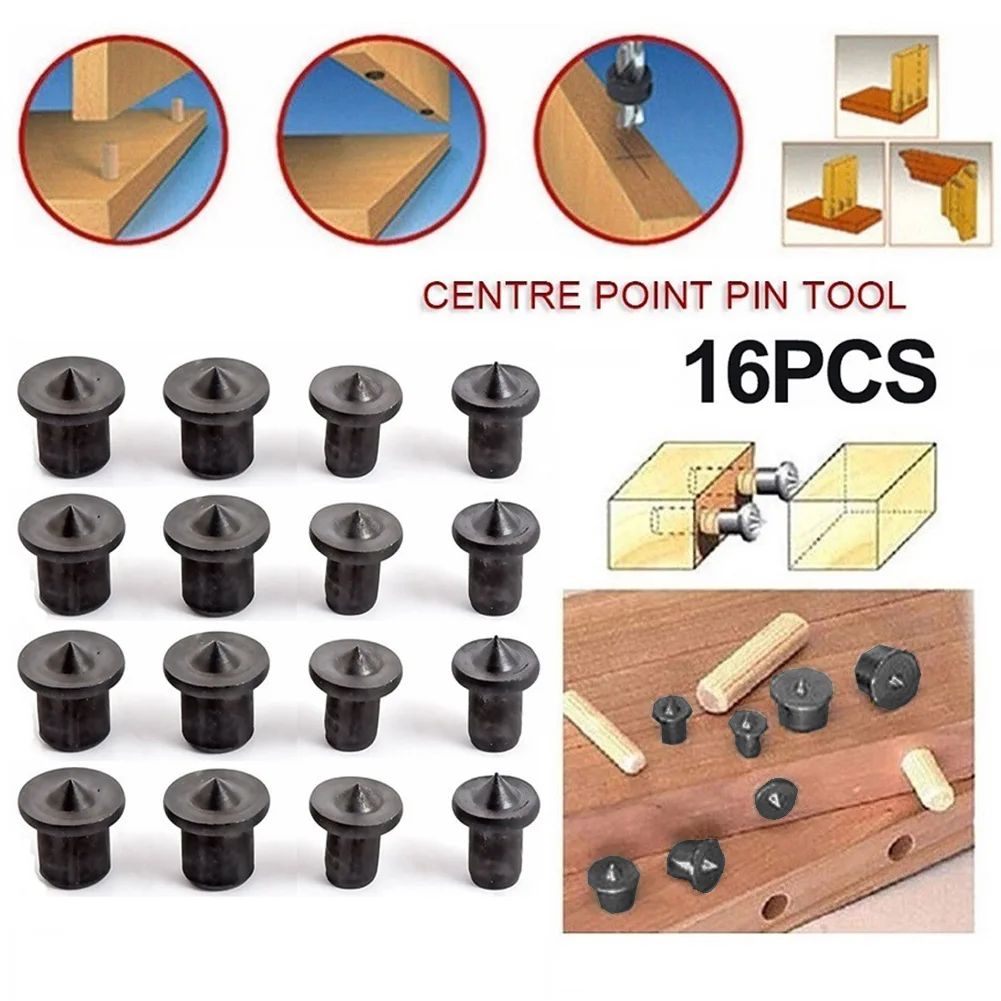 16pcs/set Dowel Tenon Center Carbon Steel Dowel Tenon Center Set Woodworking Top Locator Roundwood Punch External Marking Point
16pcs/set Dowel Tenon Center Carbon Steel Dowel Tenon Center Set Woodworking Top Locator Roundwood Punch External Marking Point