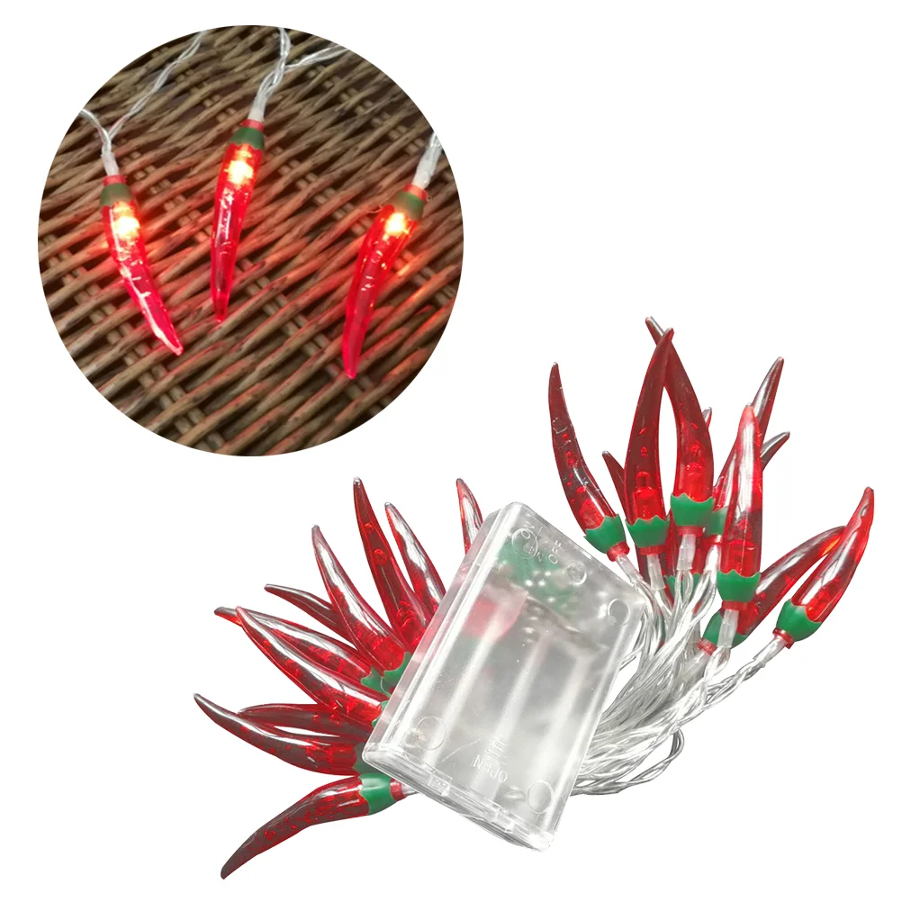 1pc Chili String Lights Chili 5M Decorative 50 LEDs Pepper Lights for Camping Deck
1pc Chili String Lights Chili 5M Decorative 50 LEDs Pepper Lights for Camping Deck
