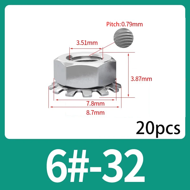Шестигранные гайки K из нержавеющей стали
Шестигранные гайки K из нержавеющей стали