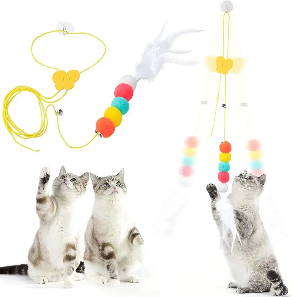 Cat Toy Interactive Hanging Automatic Funny Mouse Toys Cat Stick Toy With Bell for Kitten Playing Teaser Wand Toy Cat Accessory
Cat Toy Interactive Hanging Automatic Funny Mouse Toys Cat Stick Toy With Bell for Kitten Playing Teaser Wand Toy Cat Accessory