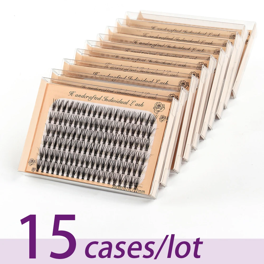Индивидуальные ресницы, оптовая продажа, 15 пачек объема, густые ресницы для наращивания, макияж, 20D кластер, накладные ресницы оптом 
Индивидуальные ресницы, оптовая продажа, 15 пачек объема, густые ресницы для наращивания, макияж, 20D кластер, накладные ресницы оптом