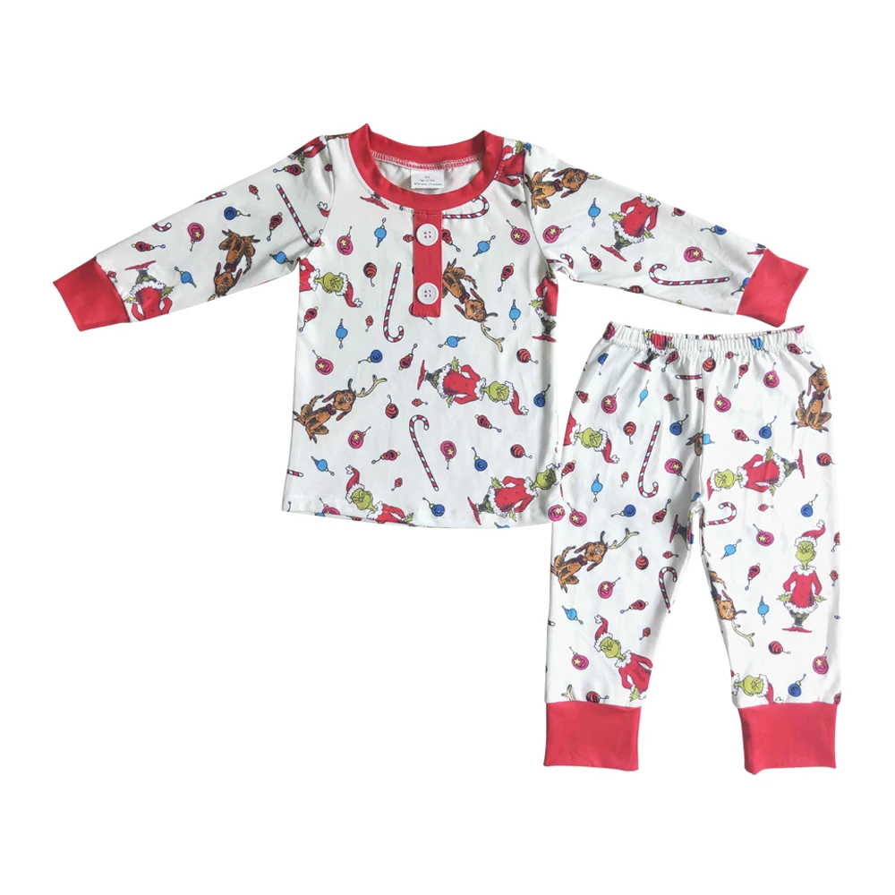 RTS Wholesale Children Clothing Long Green Christmas Long Sleeves Jogger Pajamas Sets Baby boy Clothes
RTS Wholesale Children Clothing Long Green Christmas Long Sleeves Jogger Pajamas Sets Baby boy Clothes