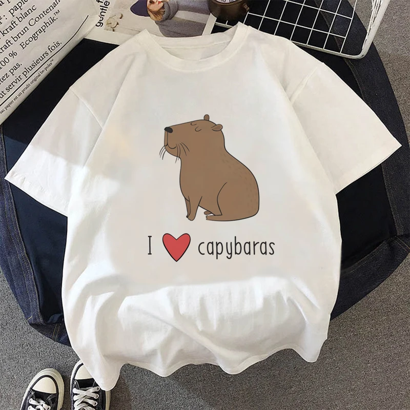 Oversized t-shirt Y2k Capybara Shirt Animal Clothes Tops Men Fashion Harajuku Short Sleeved Casual Cute Movie Street Pattern
Oversized t-shirt Y2k Capybara Shirt Animal Clothes Tops Men Fashion Harajuku Short Sleeved Casual Cute Movie Street Pattern