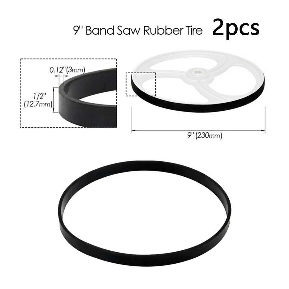 2pcs Bandsaw Rubber Band For 8" 9" 10" 12" 14" WoodWorking Band Saw Tires Scroll Wheel Ring Power Tool Accessories
2pcs Bandsaw Rubber Band For 8" 9" 10" 12" 14" WoodWorking Band Saw Tires Scroll Wheel Ring Power Tool Accessories