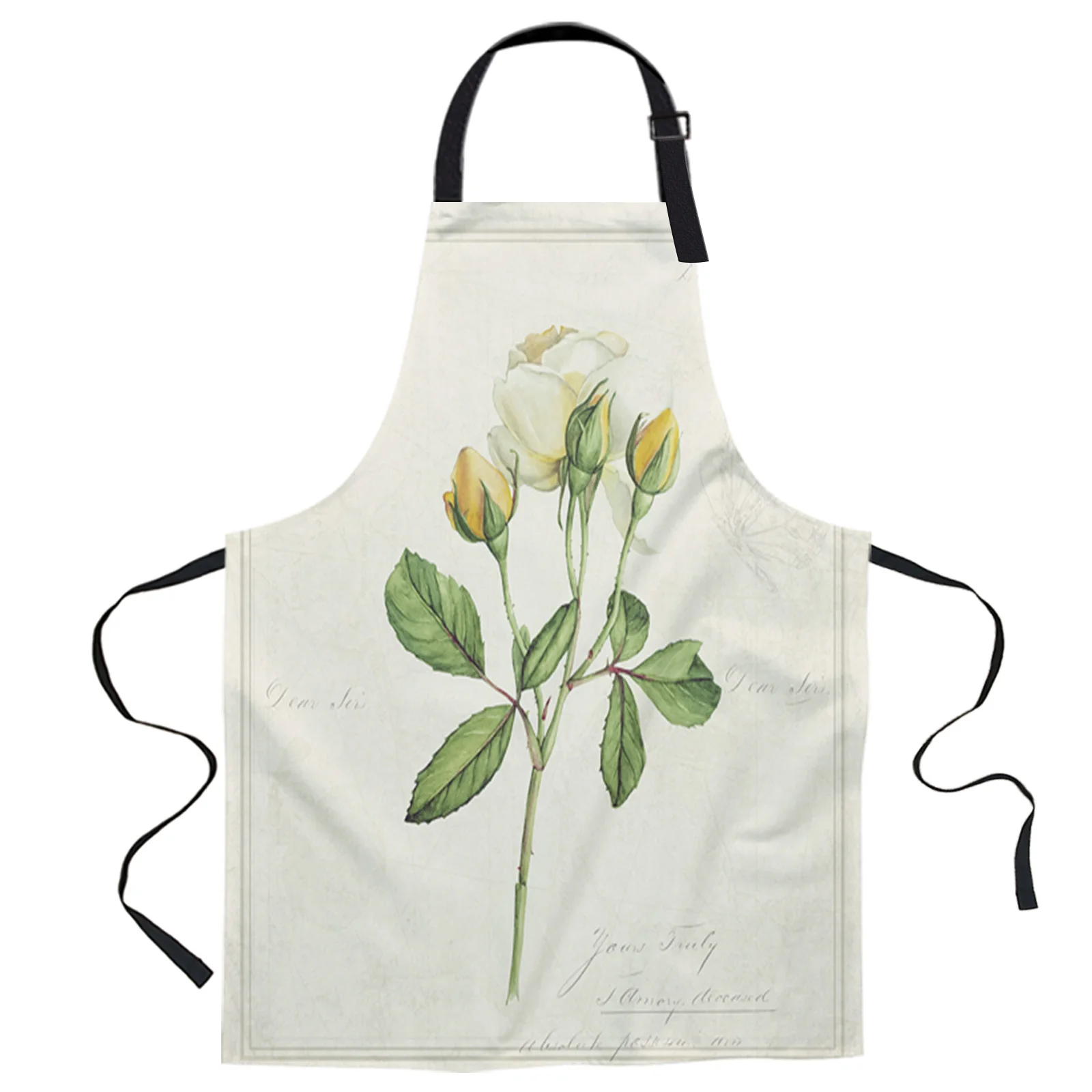 White Rose Butterfly Retro Design Adjustable Canvas Kitchen Coffee Apron Ladies Couple Cooking Dining
White Rose Butterfly Retro Design Adjustable Canvas Kitchen Coffee Apron Ladies Couple Cooking Dining