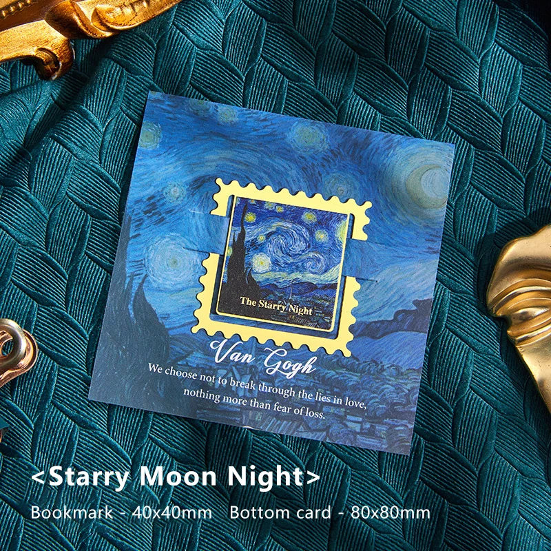 Золотая металлическая закладка с рисунком Ван Гога SD&HI
Золотая металлическая закладка с рисунком Ван Гога SD&HI