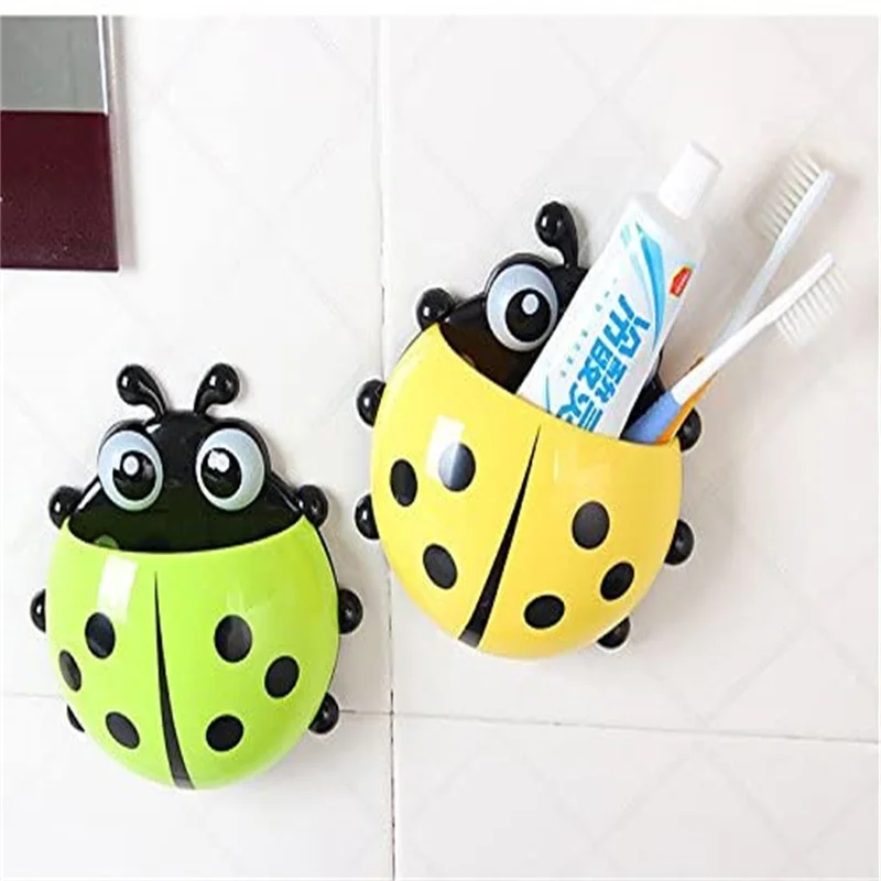 Настенный держатель для зубных щёток, божьей коровки, насекомых
Настенный держатель для зубных щёток, божьей коровки, насекомых