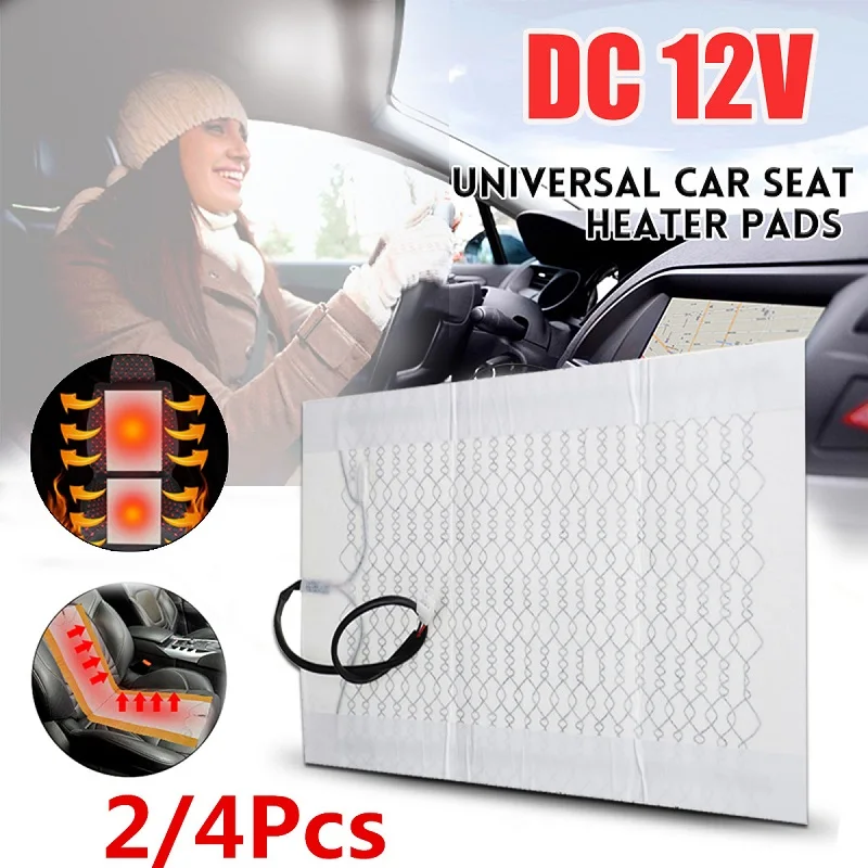 2/4PCS 12V Universal Car Seat Heating Pad Car Heated Seat Covers Pad Carbon Fiber Heated Auto Winter Warmer Heater Mat 48cmx27cm
2/4PCS 12V Universal Car Seat Heating Pad Car Heated Seat Covers Pad Carbon Fiber Heated Auto Winter Warmer Heater Mat 48cmx27cm