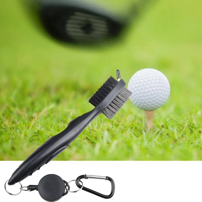1Pc Golf Club Brush Groove Cleaner With Retractable Zip Line Groove Cleaner Golf Double-Sided Club Brush Gof Accessories 
1Pc Golf Club Brush Groove Cleaner With Retractable Zip Line Groove Cleaner Golf Double-Sided Club Brush Gof Accessories