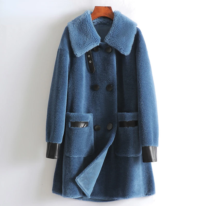 KMETRAM Real Fur Coat Women Clothing Fashion Korean Wool Fur Jacket Spring Autumn Long Sleeve Thicken Tops Warm Woolen Jacket Lq
KMETRAM Real Fur Coat Women Clothing Fashion Korean Wool Fur Jacket Spring Autumn Long Sleeve Thicken Tops Warm Woolen Jacket Lq