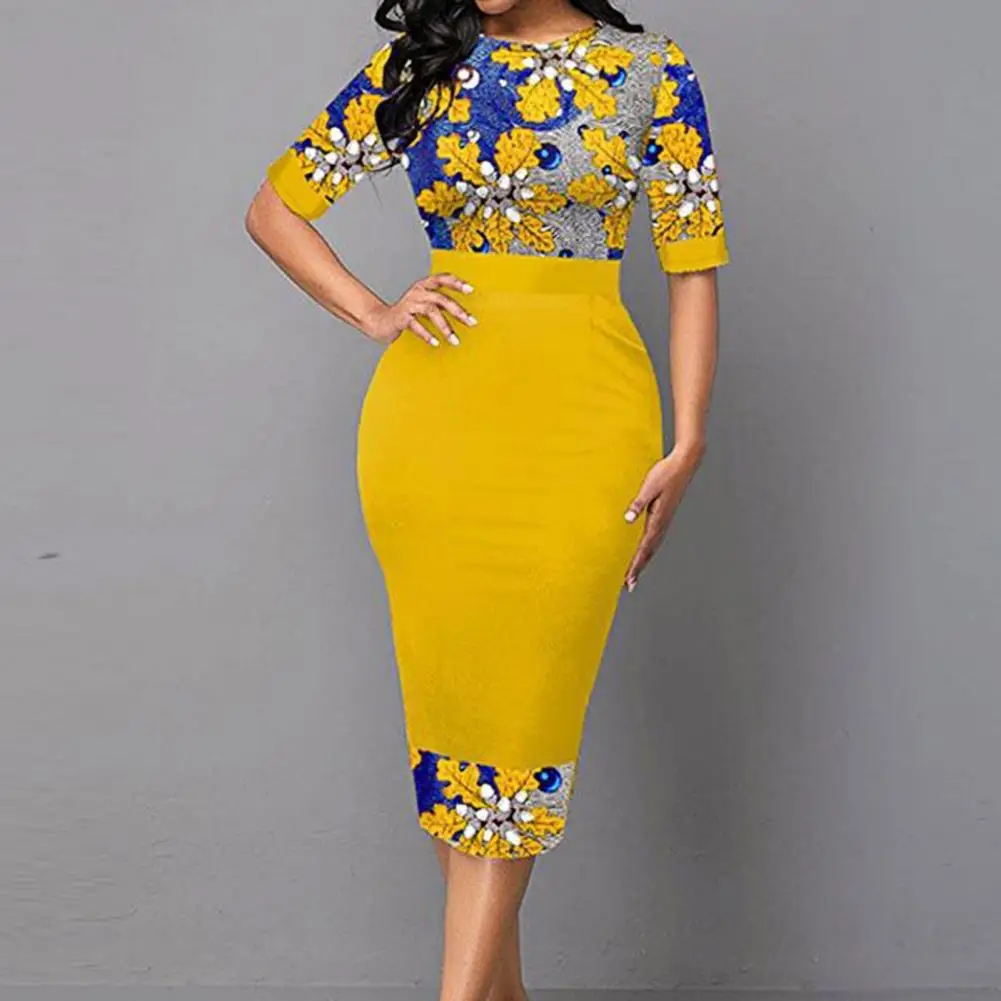 Dress Temperament Ladies Wavy Stripes Split Skinny Dress Mid-calf Length Autumn Dress 
Dress Temperament Ladies Wavy Stripes Split Skinny Dress Mid-calf Length Autumn Dress
