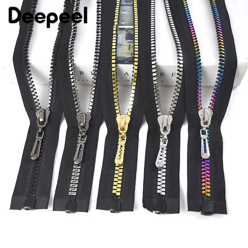 1Pc 80cm Resin Zipper 8# Open End Auto Lock Decorative Zip Repair Kit Jacket Bag Clothes Suitcases Sewing Supplies Accessories
1Pc 80cm Resin Zipper 8# Open End Auto Lock Decorative Zip Repair Kit Jacket Bag Clothes Suitcases Sewing Supplies Accessories