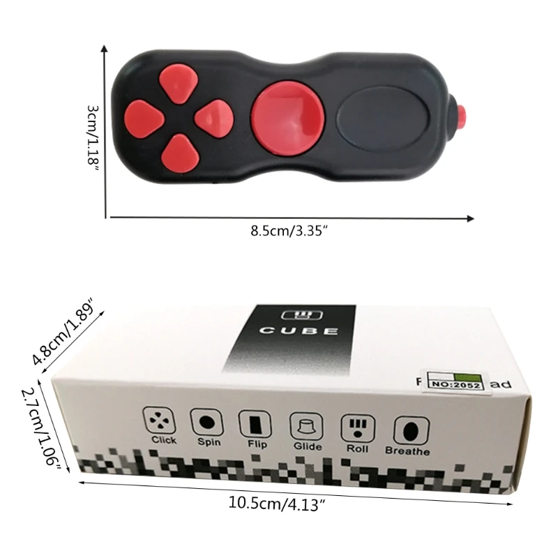 Antistress Toy Handheld Game Pad Fidget Controller Pad Sensory Toy for Boys Girls and Adults Stress Relief Desktop Toys
Antistress Toy Handheld Game Pad Fidget Controller Pad Sensory Toy for Boys Girls and Adults Stress Relief Desktop Toys