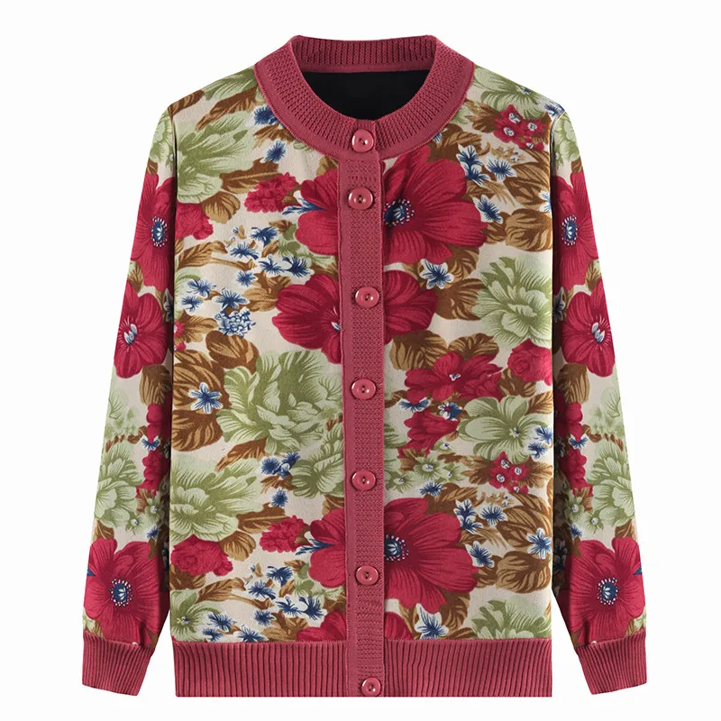 XL-4XL Middle-aged Women Printing Knitted Sweaters Loose Knit Cardigan Women's clothing Plus size Cardigan Sweater
XL-4XL Middle-aged Women Printing Knitted Sweaters Loose Knit Cardigan Women's clothing Plus size Cardigan Sweater