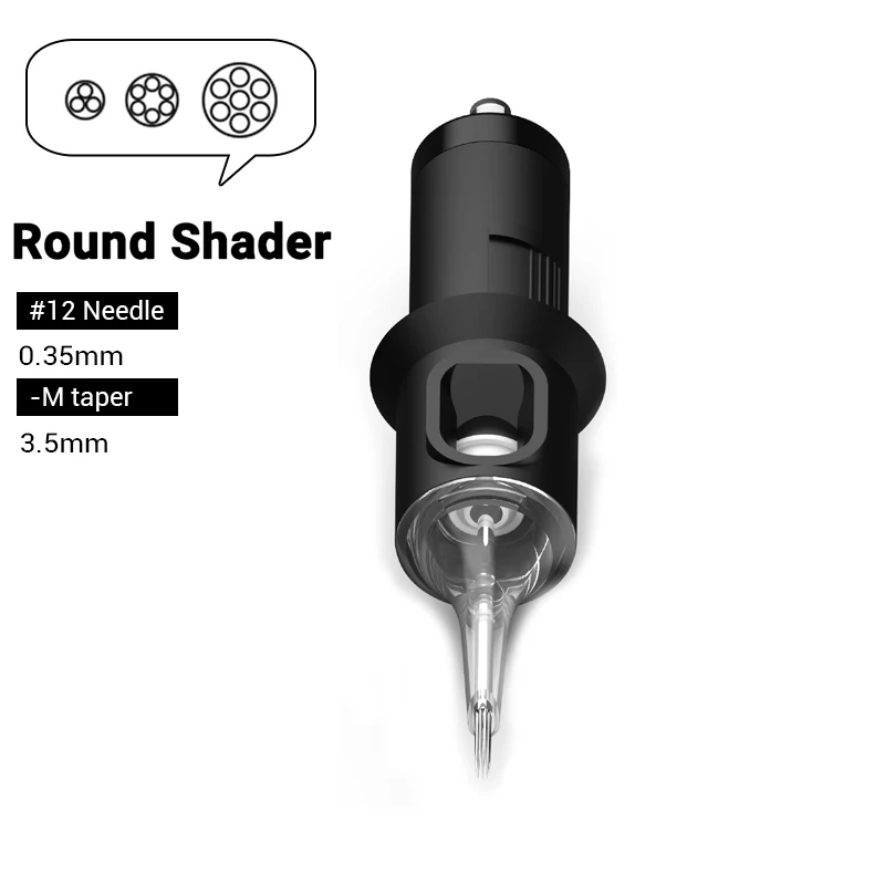 20Pcs STIGMA Tattoo Needle Revolution Cartridge Round Shader 1003RS 1203RS#10/12 (0.30/0.35mm Needle) For Rotary Tattoo Pen 
20Pcs STIGMA Tattoo Needle Revolution Cartridge Round Shader 1003RS 1203RS#10/12 (0.30/0.35mm Needle) For Rotary Tattoo Pen