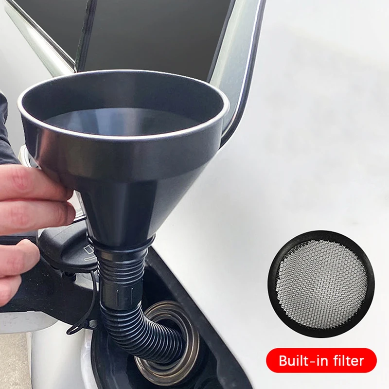2-In-1 Refueling Funnel With Strainer Can Spout For Oil Water Fuel Petrol Gasoline For Auto Car Motorcycle Bike Truck ATV
2-In-1 Refueling Funnel With Strainer Can Spout For Oil Water Fuel Petrol Gasoline For Auto Car Motorcycle Bike Truck ATV